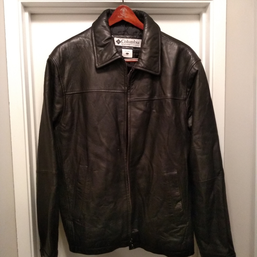 Men's Leather Columbia jacket